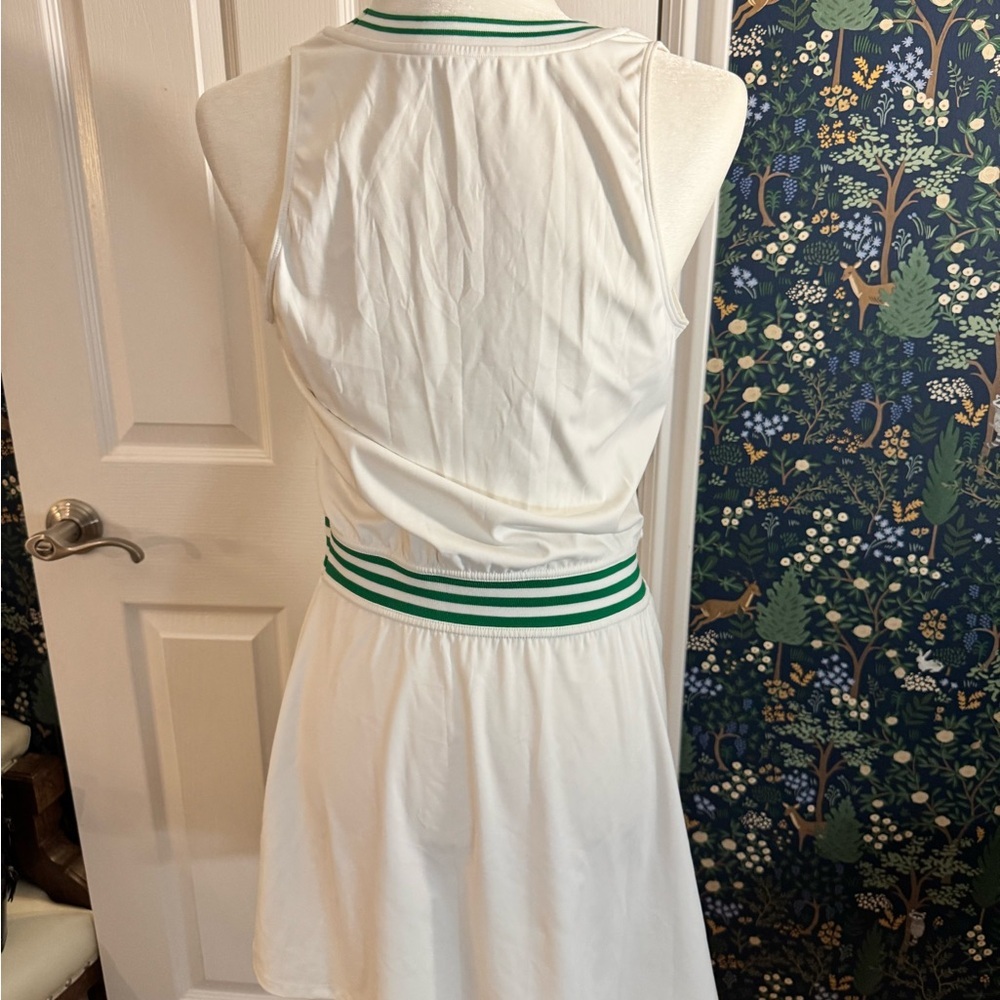HALARA White Tennis Dress with Green Accents - Picture 5 of 5